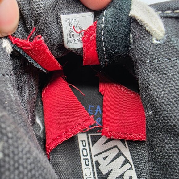 Vans Sk8 Hi x Breana Geering Mens Size 9 Black High Top Shoes Casual Walking - Picture 9 of 14